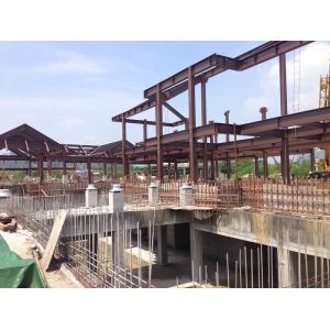 China Prefabricated Building Steel Frame For A Structure Steel Hotel on sale