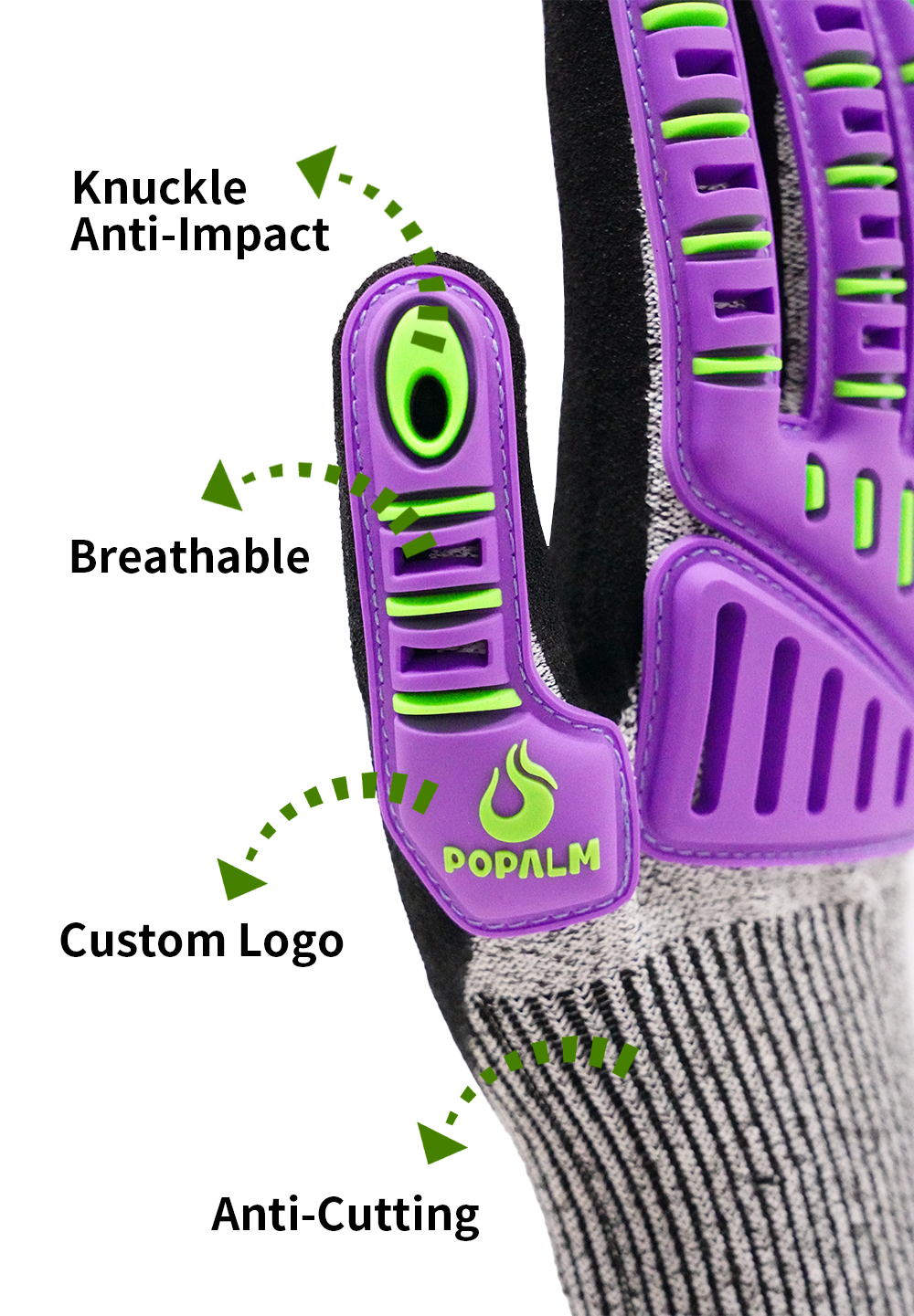 Heavy Duty Nitrile Sandy Impact Resistance Hand Gloves For Industrial Use