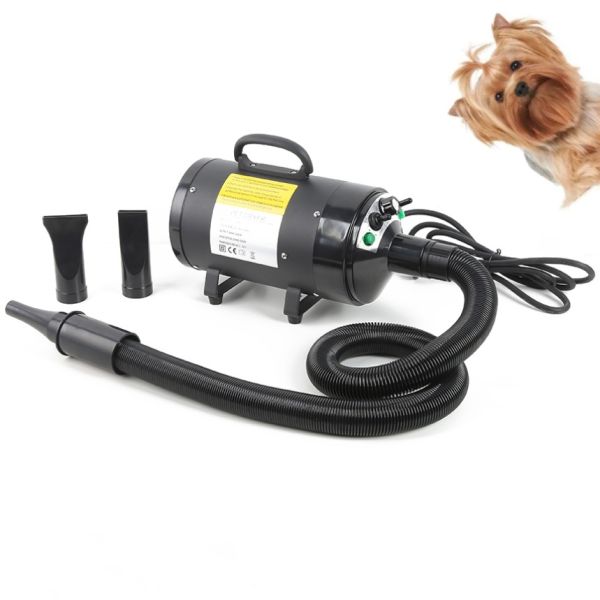 Professional pet grooming dryer with multiple nozzles