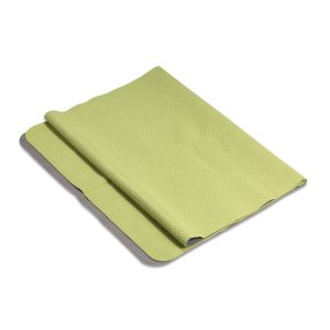 Quality Foldable Green Yoga Towel Highly Absorbent Lightweight Anti Fatigue for sale