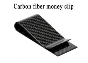 Quality Business Slip Resistant Waterproof Carbon Fiber Money Clips for sale