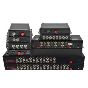 32ch Analog Fiber Optic Transmitter And Receiver NTSC WDM 1310nm