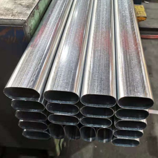 Q345 Flat Oval Steel Tube 0.5mm-30mm Flat Sided Oval Tube Cold Rolled