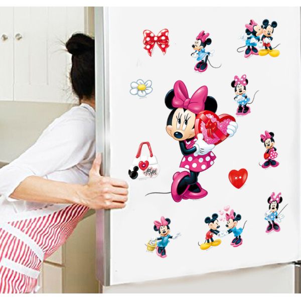 Peel And Stick Mickey And Minnie Wall Stickers With 3D Augmented Reality