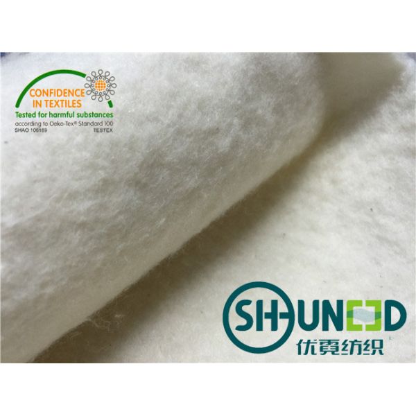 60% Cotton / 40% Polyester Cotton Non Woven Fabric Wadding Piece Eco - Friendly