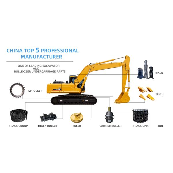 Excavator Steel Track Track Link Steel Track Link asembly Chain Track Shoes Undercarriage Parts