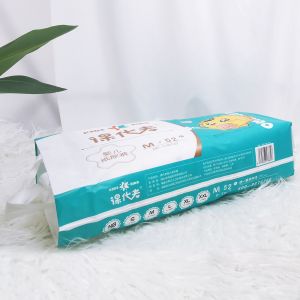 Soft Nonwoven Skin Organic Baby Disposable Diaper Soft Breathable