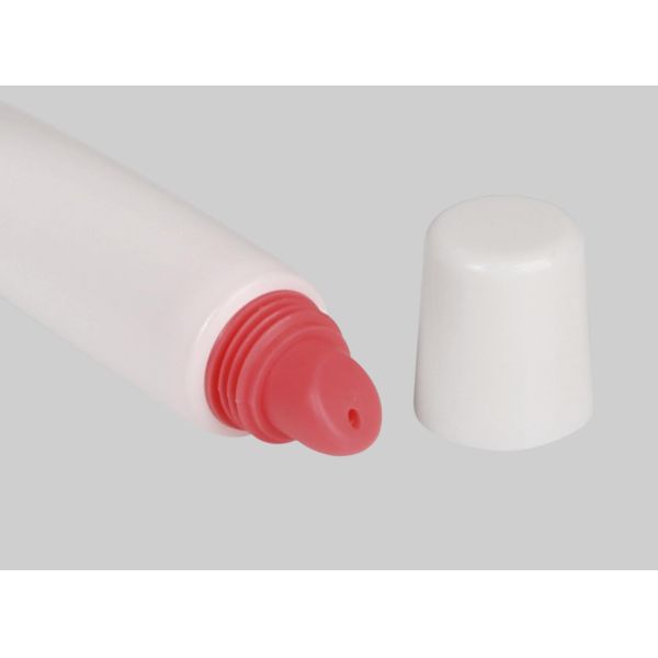 Squeeze Custom Cosmetic Tubes D19mm 10-25ml Plastic Lip Gloss Tube Detachable Head