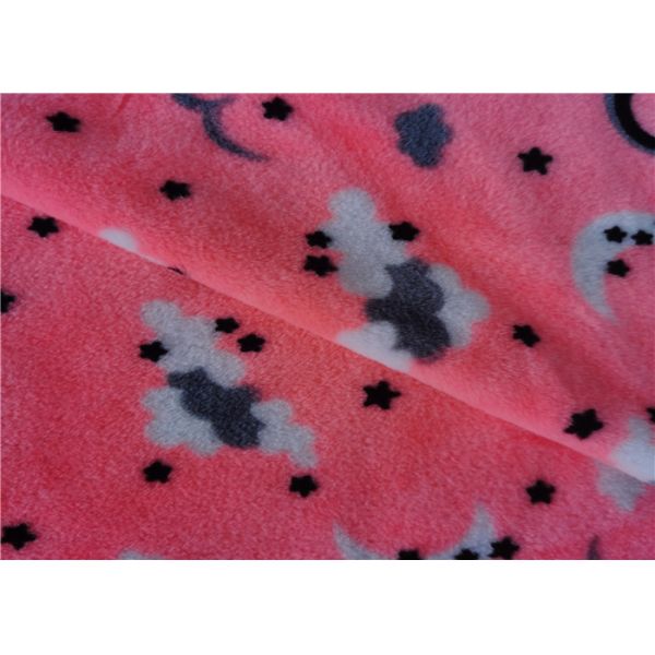 Print Velvet Warp Knitted Printing Super Soft Velvet Micro Velour Fabric
