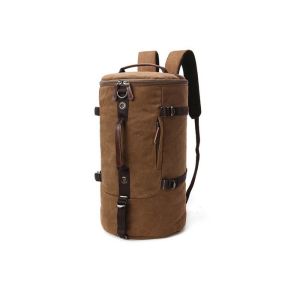 Quality Large Capacity Stylish Travel Backpacks , Canvas Bucket Shoulder Bag for sale