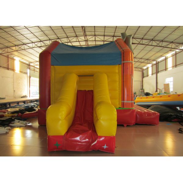 Simple inflatable star themed combo Wild west cowboy inflatable bounce with slide for party