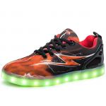 Cool Boy Rechargeable LED Sneakers APP Simulation Function With Music