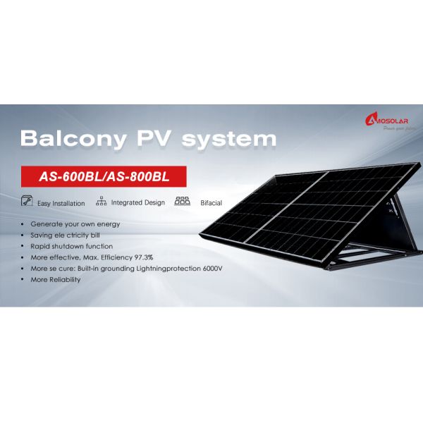 230V/220V 180V-270V Balcony Power Plant PV Solar System with 600W 800W Micro Inverter