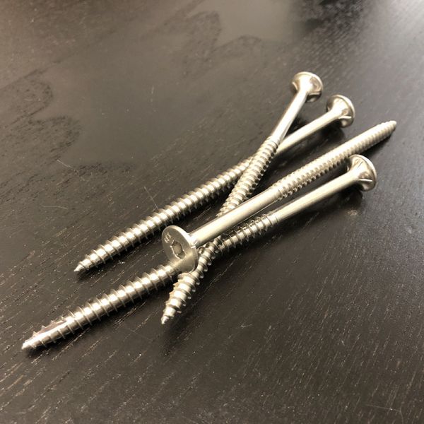 Bulge Batten Screws 14G x 125mm G304 Stainless Steel Screws T17