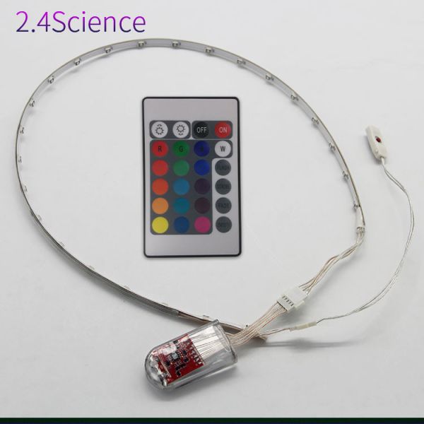 Colorful Shoes 3.7v Battery Powered Led Light Strips With Remote