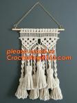 MACRAME FOLDABLE SCREEN, MACRAME WALL HANGING, MACRAME WALL HANGING, MACRAME