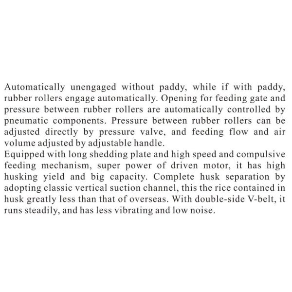MLGQ25ES Paddy Husker Machine/Rice Peeling Machine For Rice Mill Plant