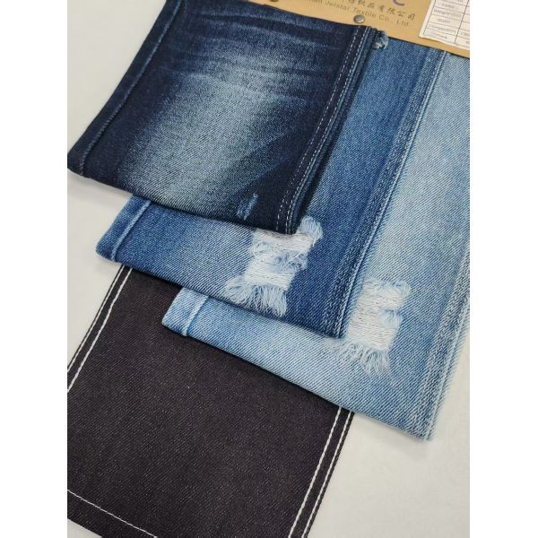 10.3OZ Stretch Free 90%Cotton Twill Style Woven Denim Fabric For Denim Jeans