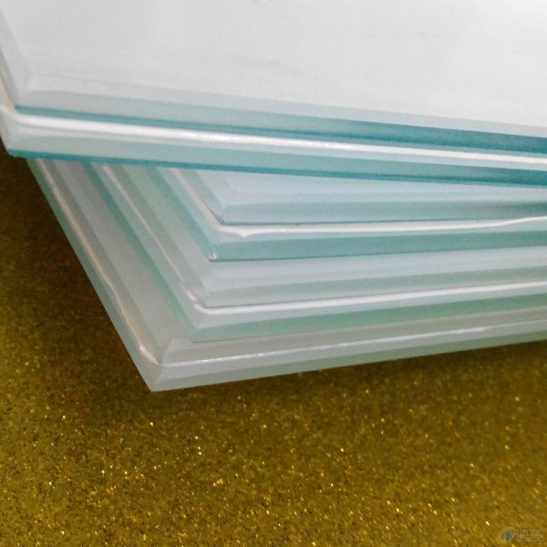 Extra Clear Tempered Over Laminated Glass 6.38mm With Colorless Colored PVB Film