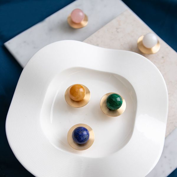 Brass kitchen Cabinet Knobs And Pulls Brass Dresser Drawer Door Knob Handle