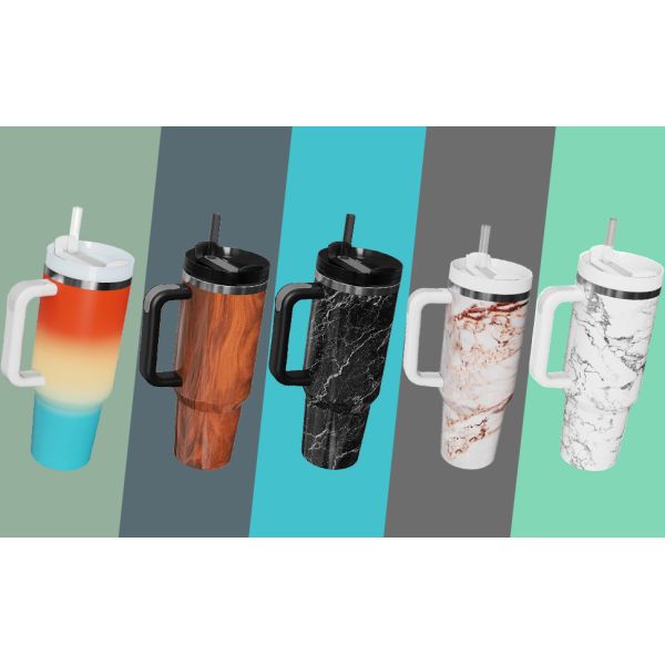 40oz Stainless Steel Vacuum Insulated Tumbler With Lid And Straw For Water