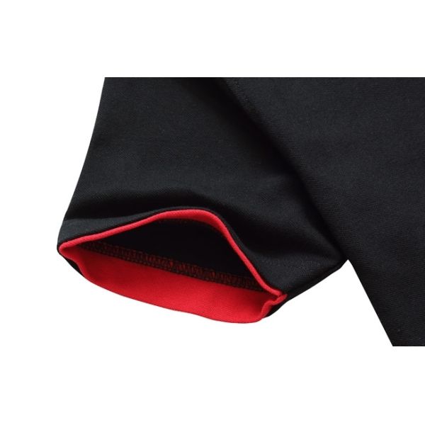 Knitted Technics Smart Work Uniform Anti - Shrink Lapel Double Layer Plus Side