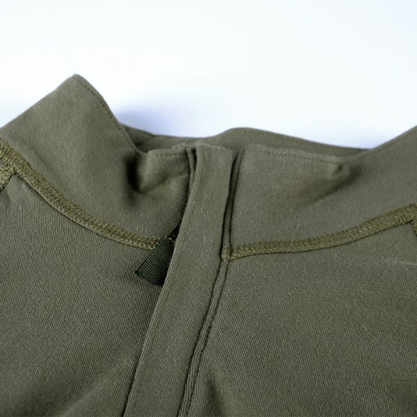 Comfortable Black Training Frog Suit Knitting Long Sleeve Shirt for Outdoor Activities