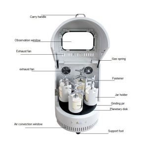 New Vertical Planetary Ball Mill Grinding Hardness High Accuracy