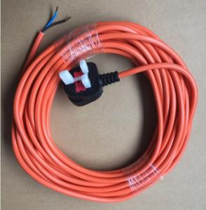 Quality BS UK safe fuse plug with long power cord cable for outdoor use for sale