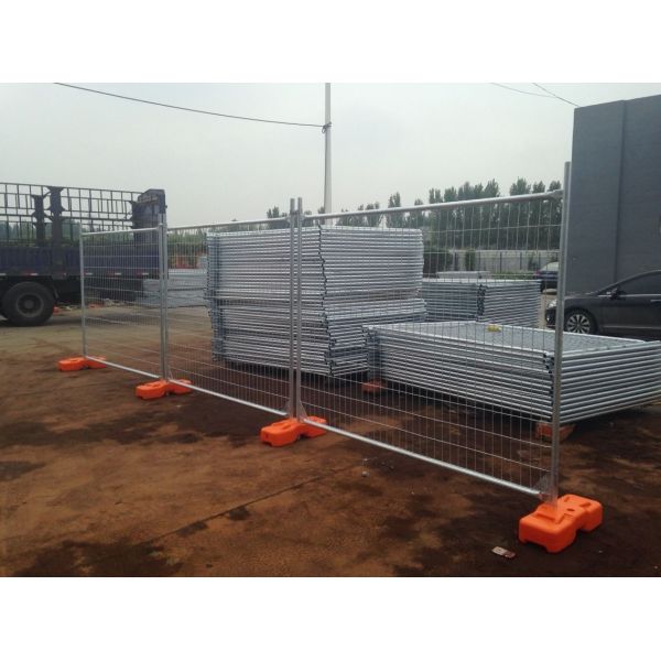 Self Support Galvanized Temporary Fencing primer AS3750.15 marine standard 2.1m*2.9m Mesh 60mm*150mm Dia:4.00mm