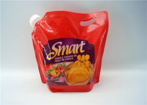 Quality Transparent Liquid Spout Bag For Beverage / Energy Drink Packaging for sale