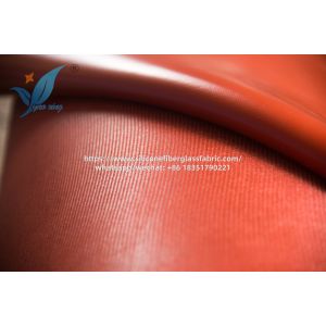 Strengthened Woven Silicone Impregnated Fiberglass Fabric With Steel Wire Length