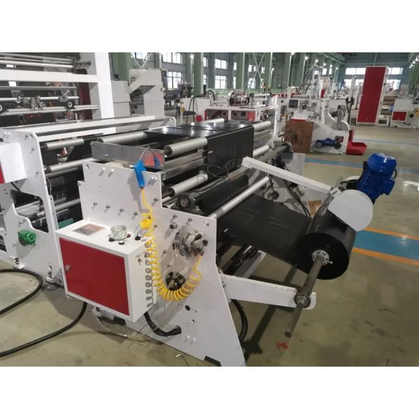 Recyclable Biodegradable Garbage Bag Roll Making Machine 80m/min