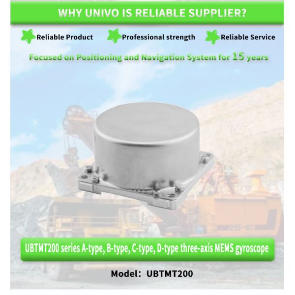 High- UNIVO UBTMT200 Three Axis MEMS Gyroscope for Antenna Stabilization Platform Drone Flight Control Container Tracking 9-36V