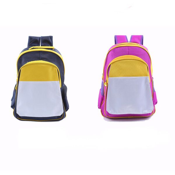 Custom Logo Oxford Sublimation Blanks Book Storage Bag Custom Sublimated Backpacks For Kids