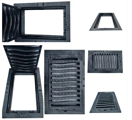Anti Settling Cast Iron Gully Grate For Rain 500*500mm Sizes