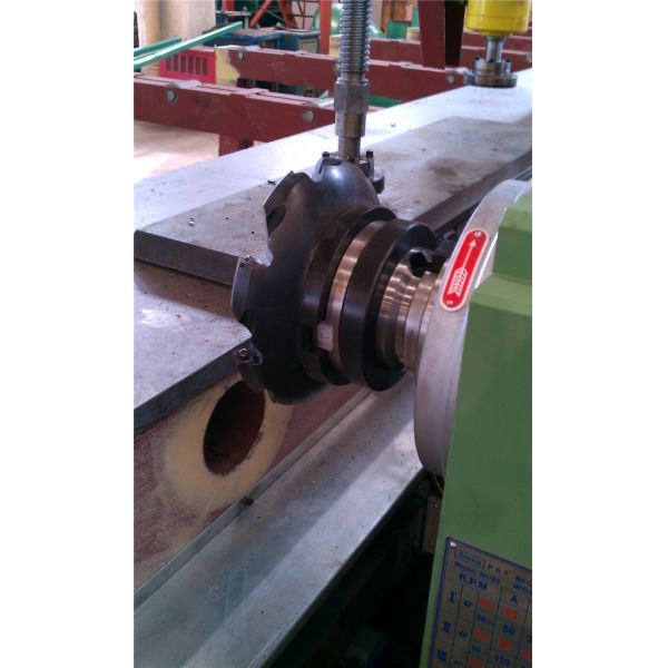 Single Milling Head Pipe Welding Line 5.5kW/7.5kW Customized