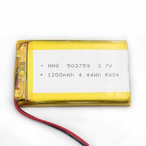 MSDS 3.7V 1200mAh PL503759 Lithium Ion Polymer Battery
