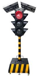 China High Visibility 160W 18V Solar Powered Traffic Lights Metal on sale