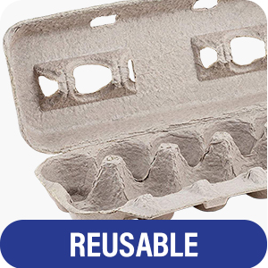 B07YK4QP7M B08DL59R2J egg cartons for chicken eggs Vented Paper Pulp Egg Cartons (24) Twelve Dozen