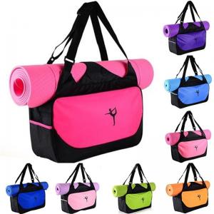 Quality Multifunctional Waterproof Yoga Bag , Shoulder Pilates Mat Bag For Women for sale
