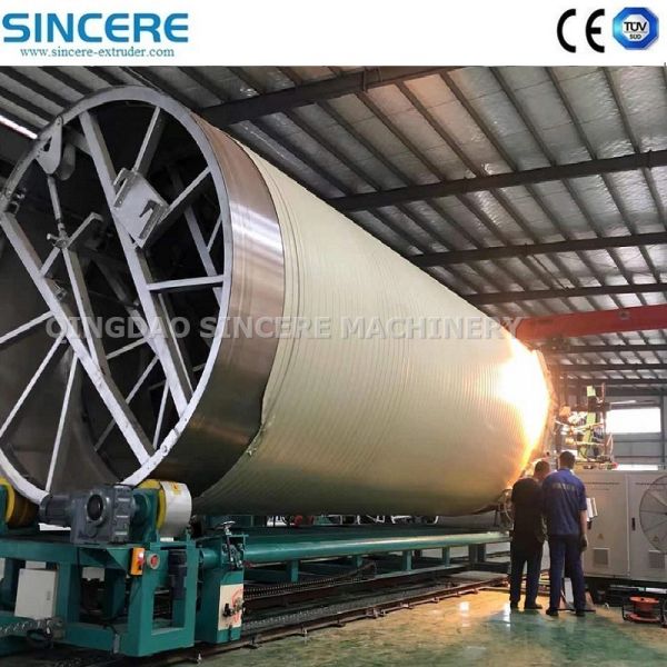 Dn200mm-6500mm Corrugated Pipe Extrusion Line HDPE Corrugated Pipe Extruder