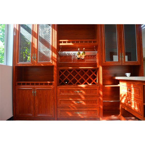 Luxury Aluminum Storage Cabinet Household Wine Cabinet