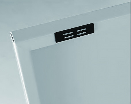 OEM ODM Swing Glass Door Storage Cabinet With 4 Adjustable Foot