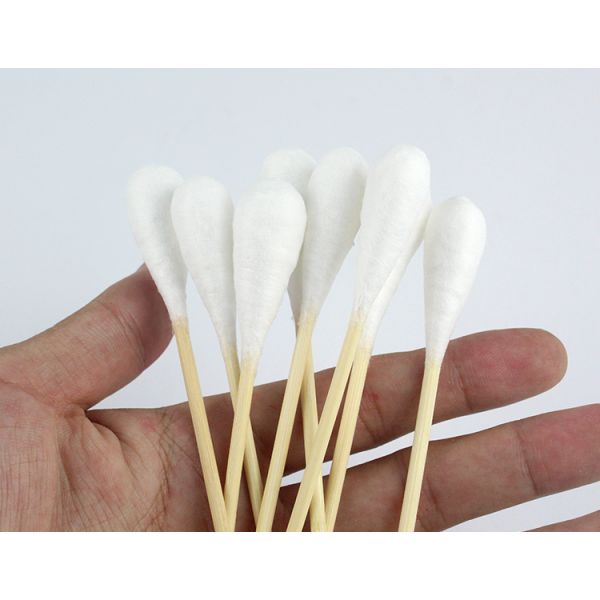 S&j Green Environment Medical Cotton Swabs Wooden Stick Premium Bamboo Stick Cotton Buds