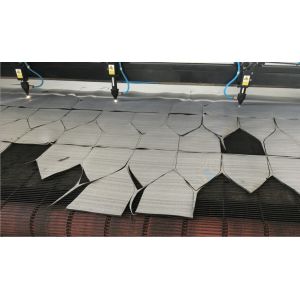 Quality Plush Fabric Laser Cutting Machine With Professional Controlling Software for sale