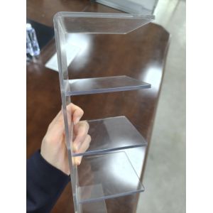 CLEAR ACRYLIC NOTEBOOK RACK MERCH AID