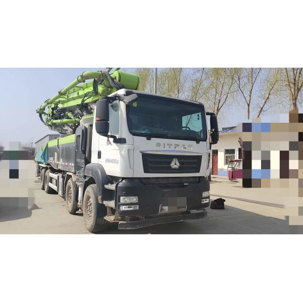 Used Zoomlion 63m Boom Concrete Pump Truck 13804×2550×4000mm