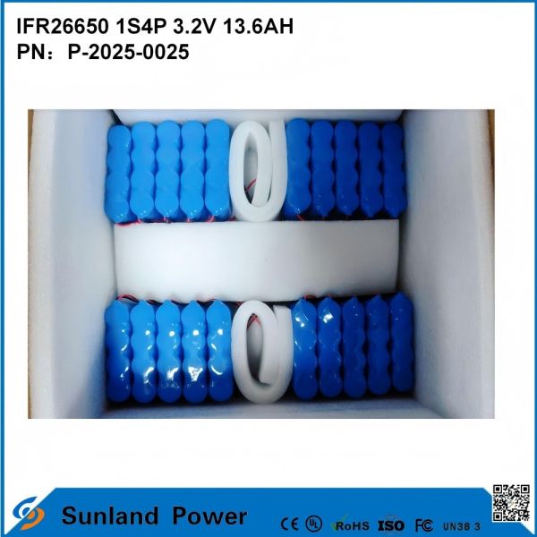 IFR26650 1S4P 3.2V 13.6Ah Batteries For Home And Commercial Mobile Energy Storage High Power Power Tools Drills Saws And Angle Grinders