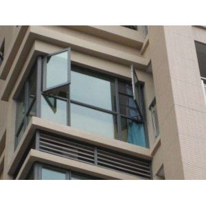 Soundproof Aluminum Casement Windows Weather Resistance For Residential
